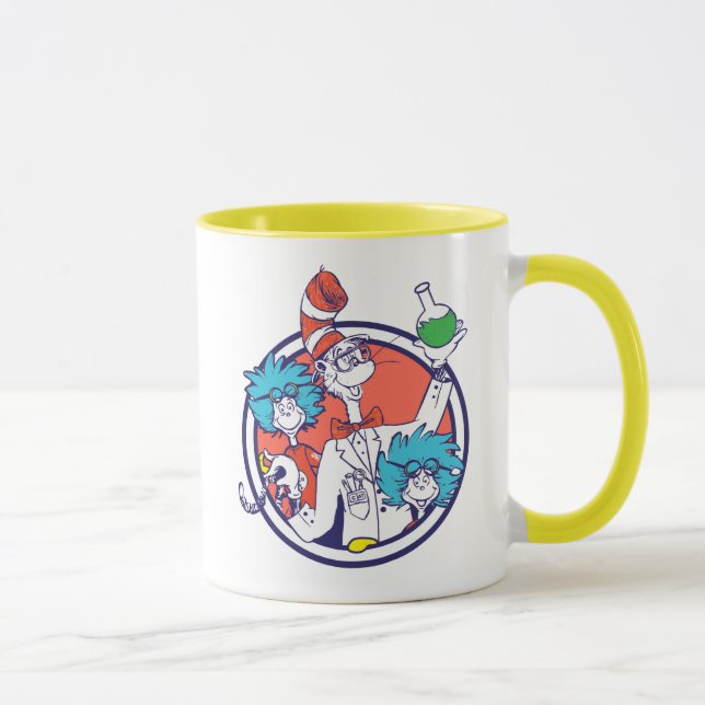Taza Gato en el Gorra y Lab Tech One Lab Tech Two (Derecha)