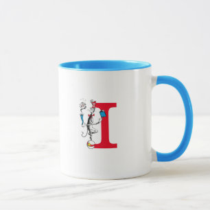 Taza Gato en el sombrero acto de equilibrio monograma I