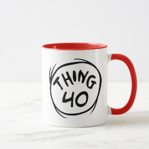 Taza Gato en el sombrero Cosa Dos personalizada
