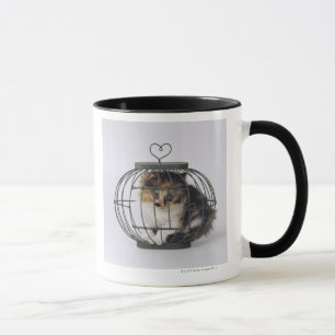 Taza Gato en jaula