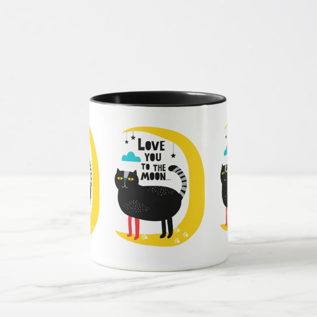 Taza Gato en la luna (Centro)