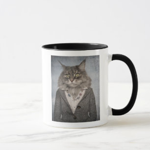 Taza Gato en ropa