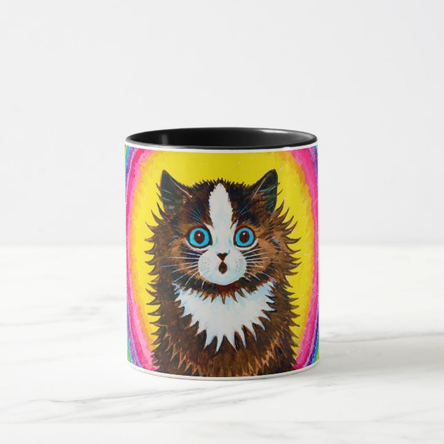 Taza Gato en un arcoiris, Louis Wain (Centro)