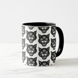 Taza Gato enojado