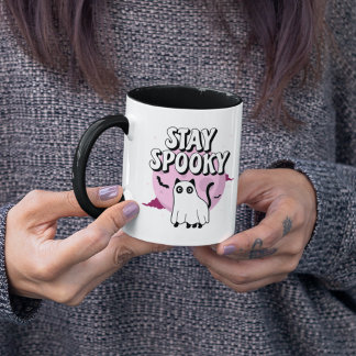 Taza Gato fantasma inquieto