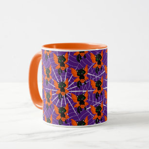 Taza Gato feliz de Halloween
