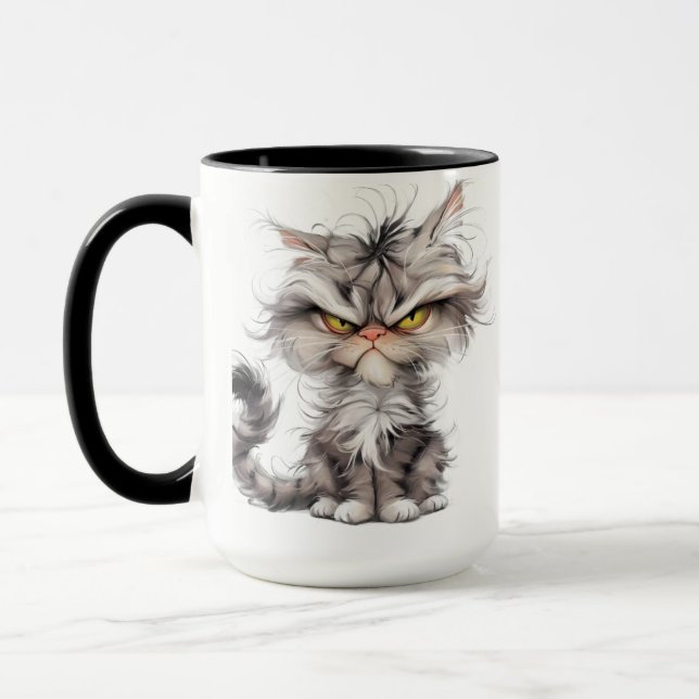 Taza gato gruñón (Izquierda)