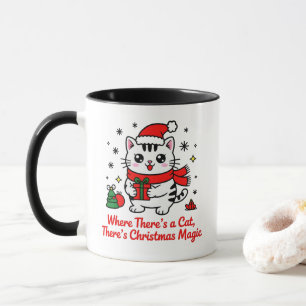 Taza Gato Mágico de Navidad - Regalos Temáticos de Masc