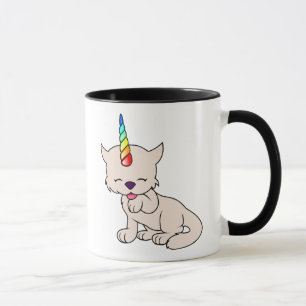 Taza Gato mágico = Kittycorn del unicornio