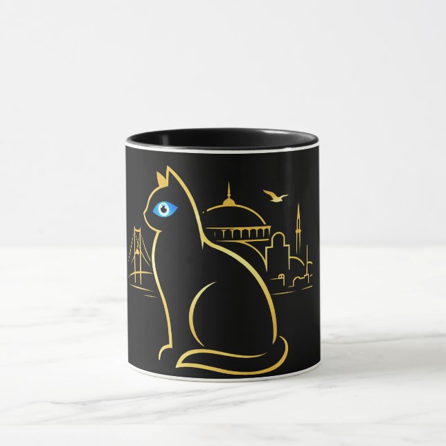Taza Gato Místico de Estambul (Centro)