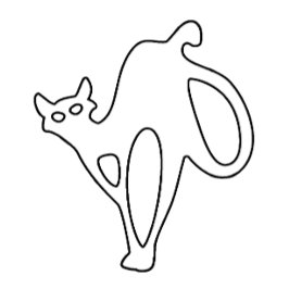 Taza Gato místico una expresión audaz de elegancia