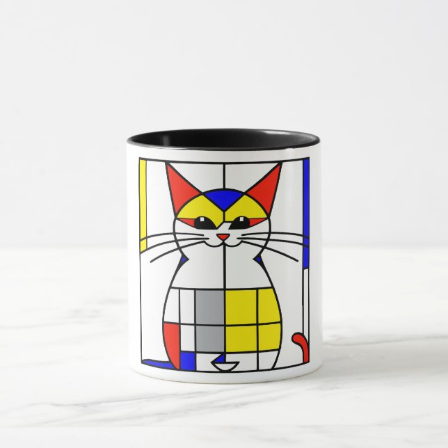 Taza Gato mondriano (Centro)