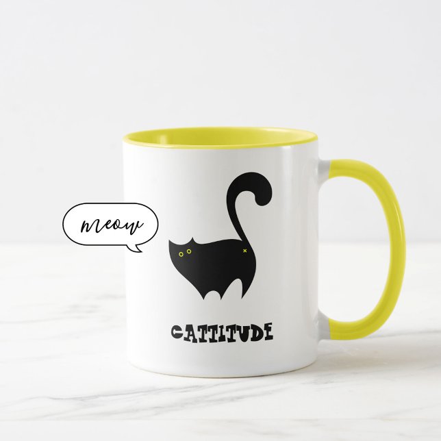 Taza Gato negro barato con sabor insoportable (Subido por el creador)