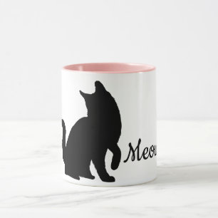 Taza Gato negro de carne