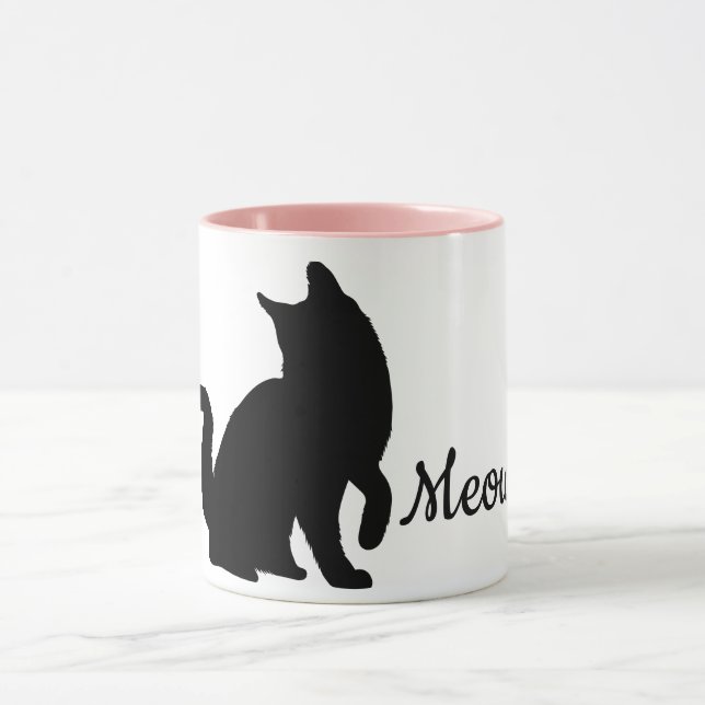 Taza Gato negro de carne (Centro)