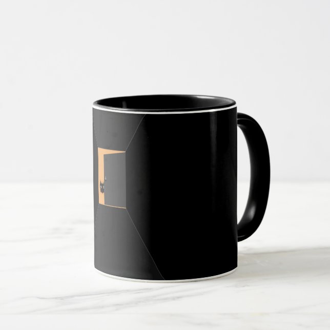 Taza Gato Negro de Halloween (Anverso derecho)