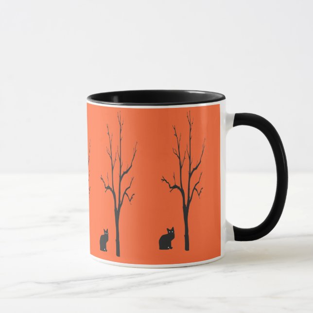 Taza Gato negro Halloween (Derecha)