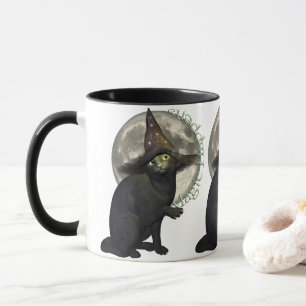 Taza Gato negro mágico