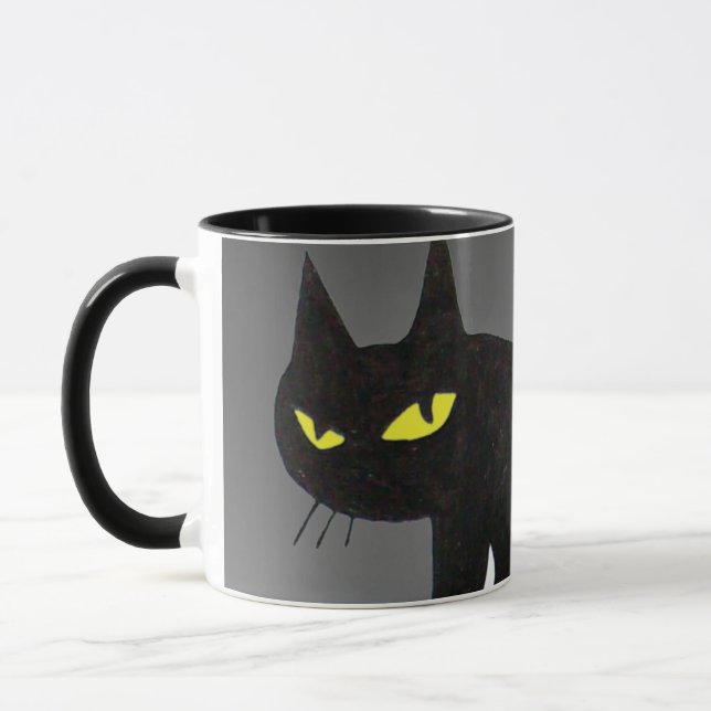 Taza GATO NEGRO NINJA Gray (Izquierda)