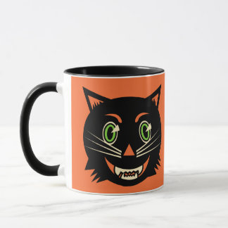 Taza Gato negro vintage