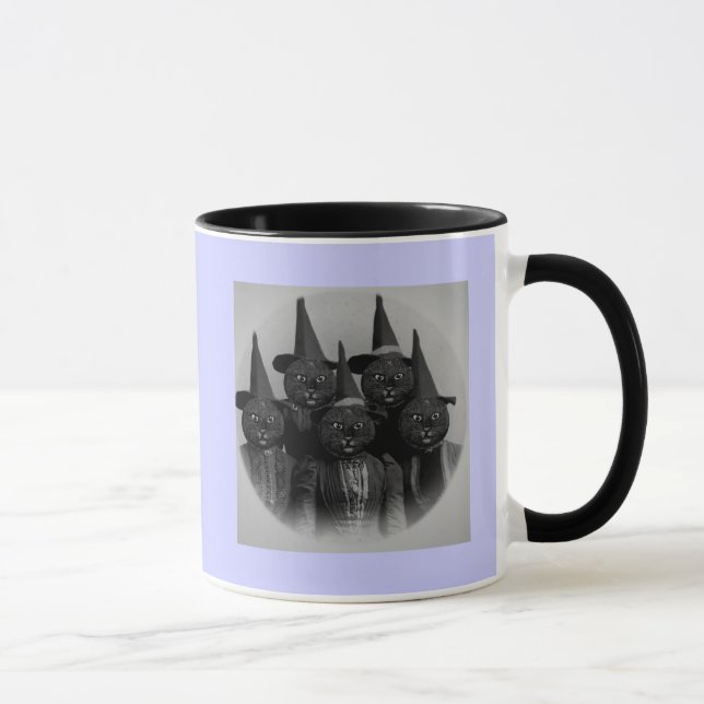 Taza Gato negro vintage/brujas (Derecha)