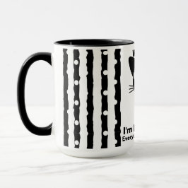 Taza Gato negro y amante del gato Mug