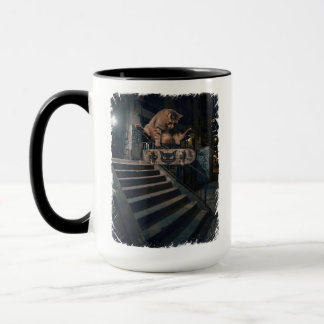 Taza Gato Patinador Genial Kickflip Café Divertido