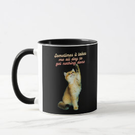 Taza Gato perezoso amante gracioso gato