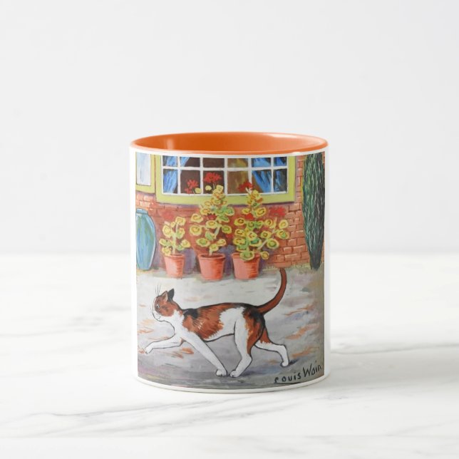 Taza Gato Prowling, Louis Wain (Centro)
