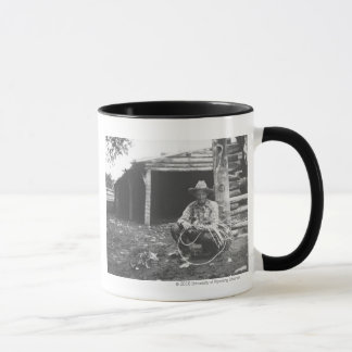 Taza Gato que come fuera de una poder de café