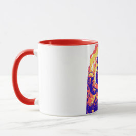 Taza Gato Rockstar Electrizante Tocando Guitarra