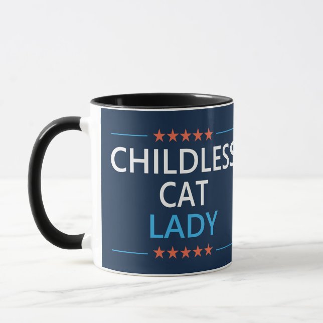 Taza Gato sin hijos Lady 2024 Anti JD Vance (Izquierda)