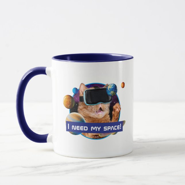 Taza Gato VR en el espacio (Izquierda)
