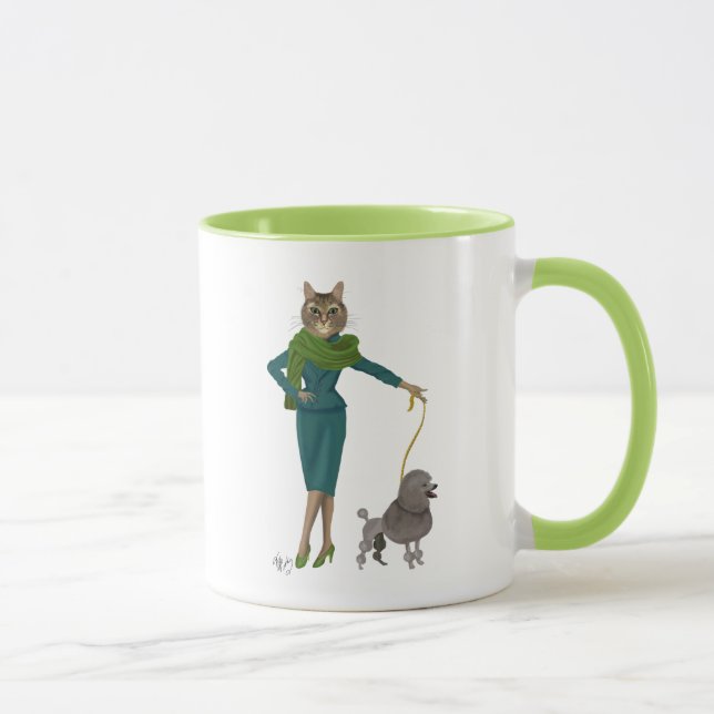 Taza Gato y caniche (Derecha)