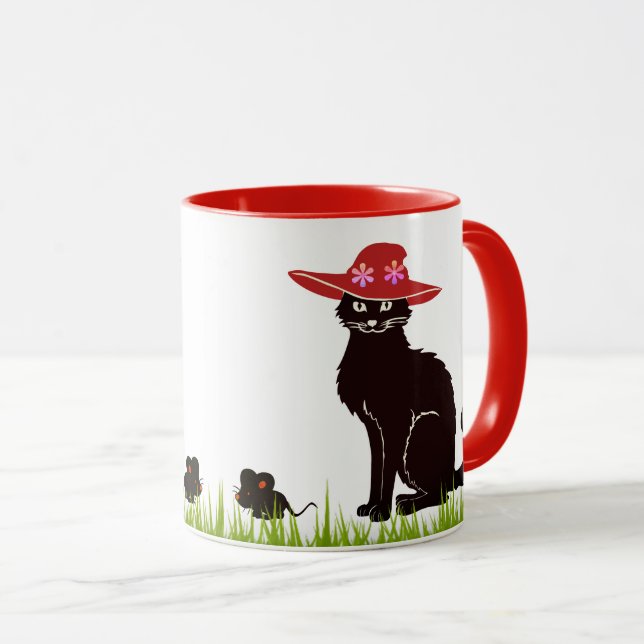 Taza Gato y ratón (Anverso derecho)