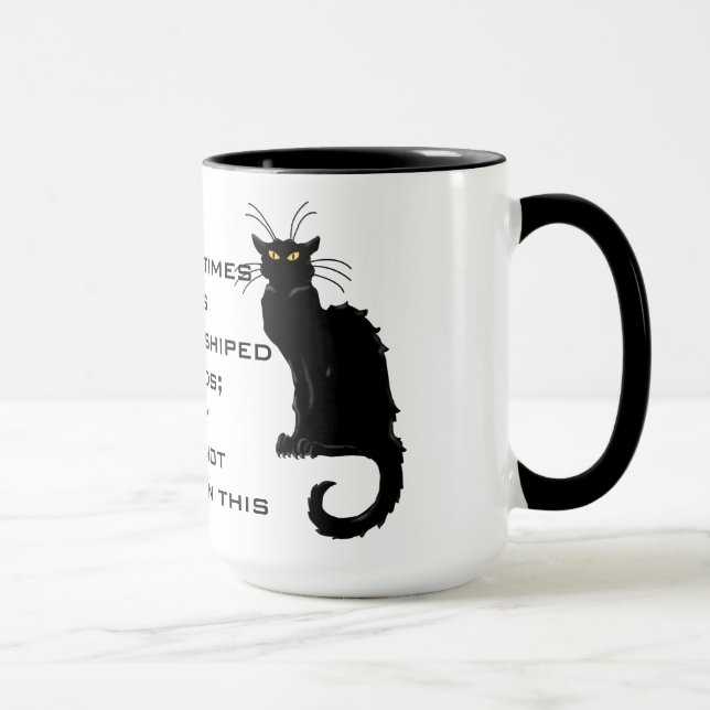 Taza Gatos adorados como dioses; No han olvidado (Derecha)