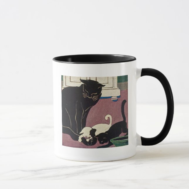 Taza Gatos Art Deco (Derecha)