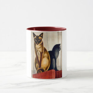 Taza Gatos Art Deco