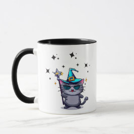 Taza Gatos brujos de Halloween sostienen Guay de las Es