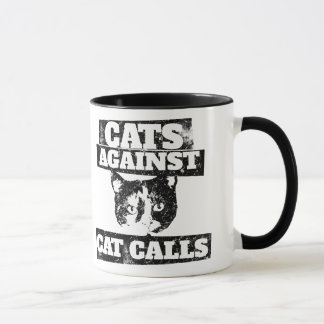 Taza Gatos contra llamadas de gatos