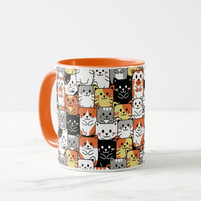 Taza Gatos cortos (Anverso izquierdo)