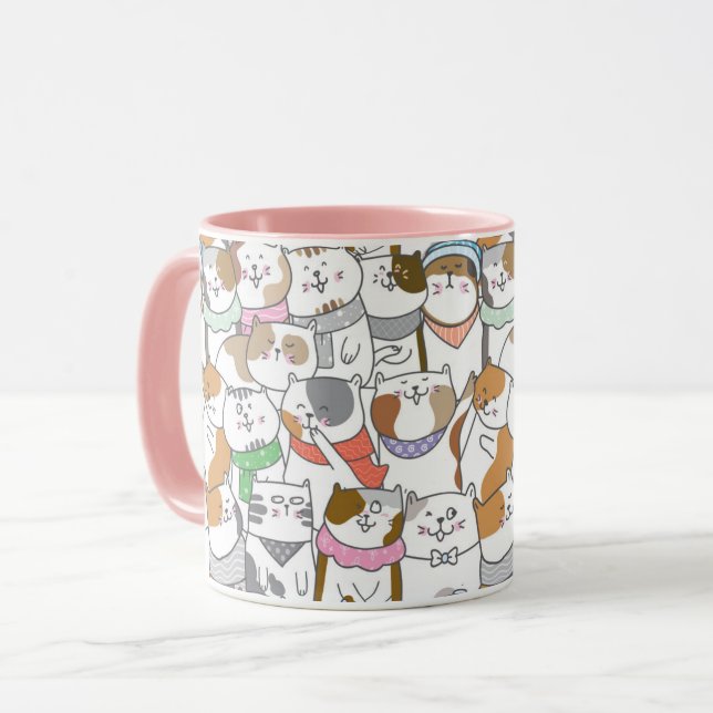 Taza Gatos cortos (Anverso izquierdo)