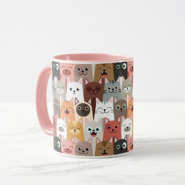 Taza Gatos cortos (Anverso izquierdo)