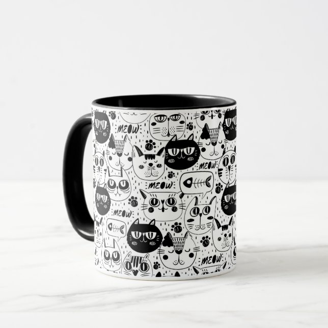 Taza Gatos cortos (Anverso izquierdo)