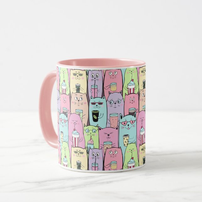 Taza Gatos cortos (Anverso izquierdo)
