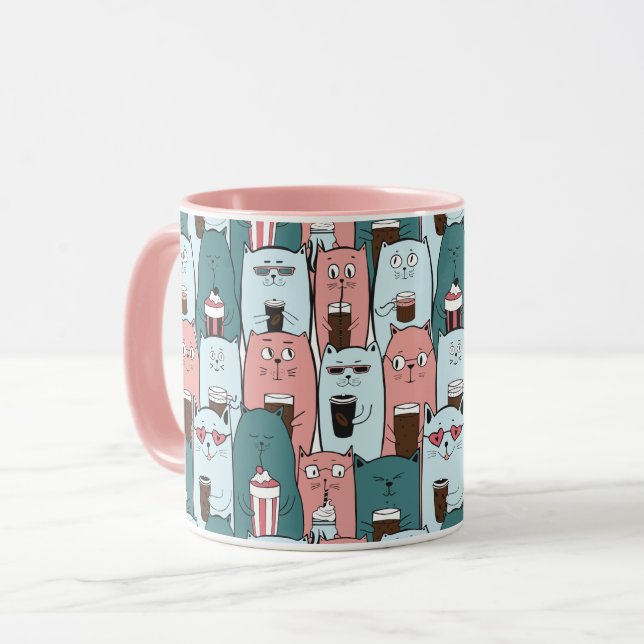 Taza Gatos cortos (Anverso izquierdo)