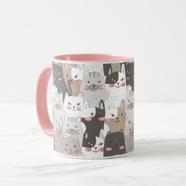 Taza Gatos cortos (Anverso izquierdo)