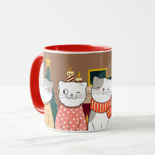 Taza Gatos de invierno