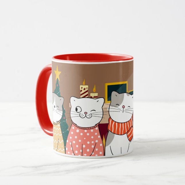 Taza Gatos de invierno (Anverso izquierdo)