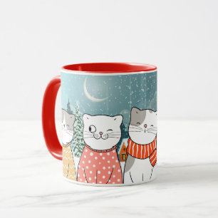 Taza Gatos de invierno